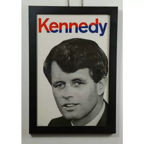 1317 1968 Pre-Assassination Robert F Kennedy Framing Picture Poster 